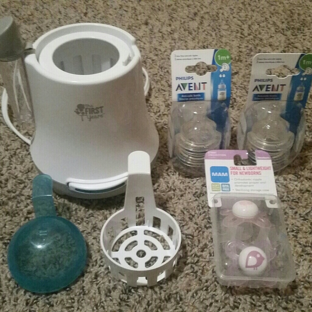 First Years Bottle Warmer~Hiccapop Diaper​ Caddy