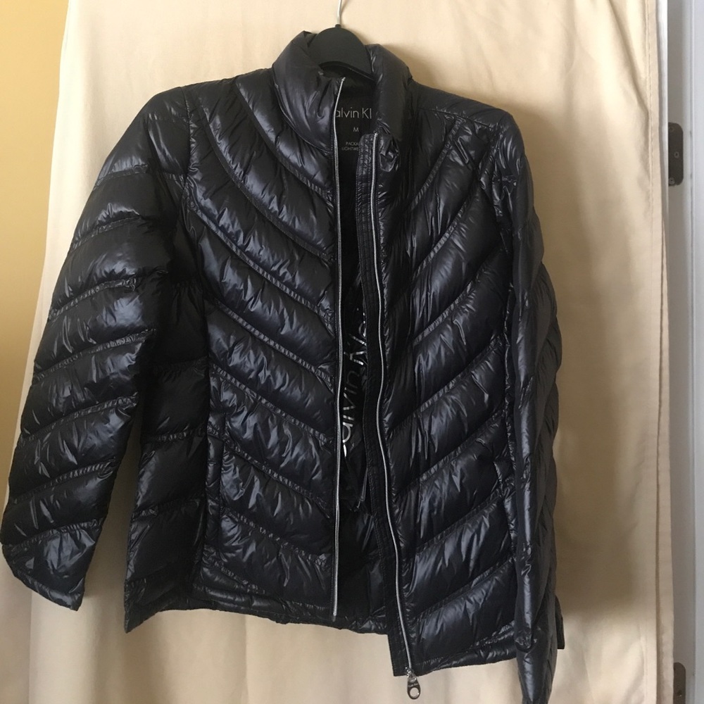 Calvin Klein lightweight pocketable Jacket. NEW