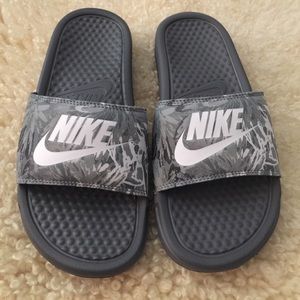 women's nike benassi jdi print sport slides