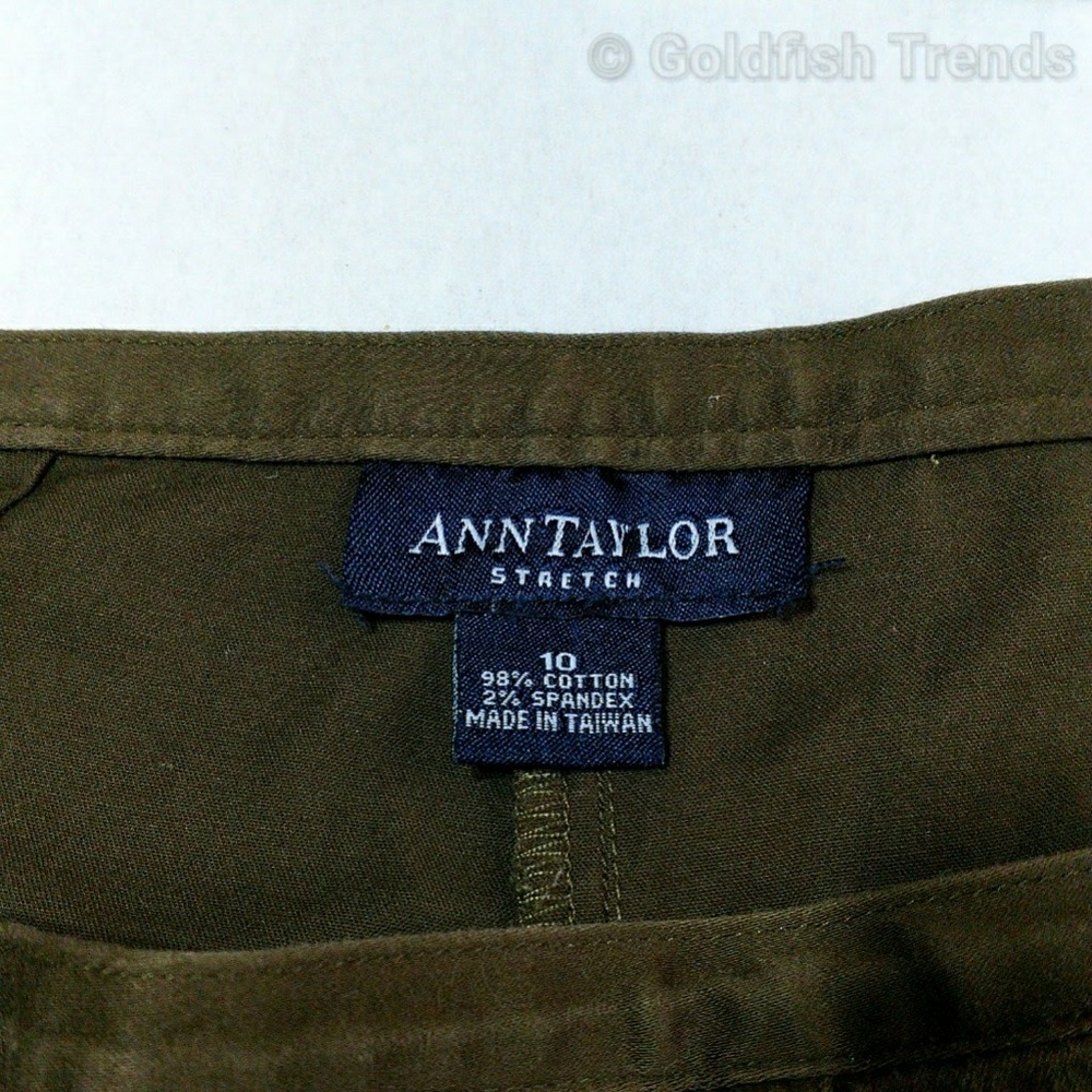Ann Taylor, Dark Green, Shorts - Picture 3 of 5