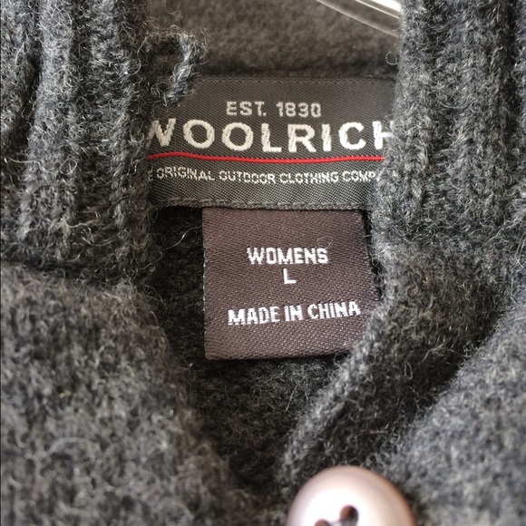 lambs wool  % Woolrich heavy sweater - Picture 3 of 8