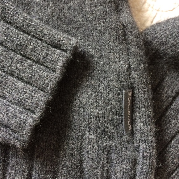lambs wool  % Woolrich heavy sweater - Picture 5 of 8