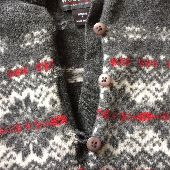 lambs wool  % Woolrich heavy sweater - Picture 6 of 8