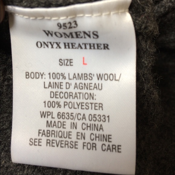 lambs wool  % Woolrich heavy sweater - Picture 7 of 8