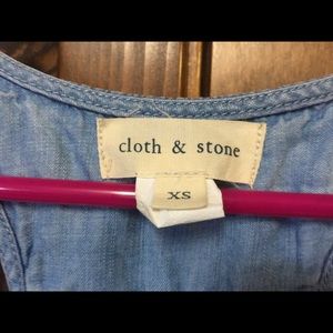 Denim jumpsuit sleeveless