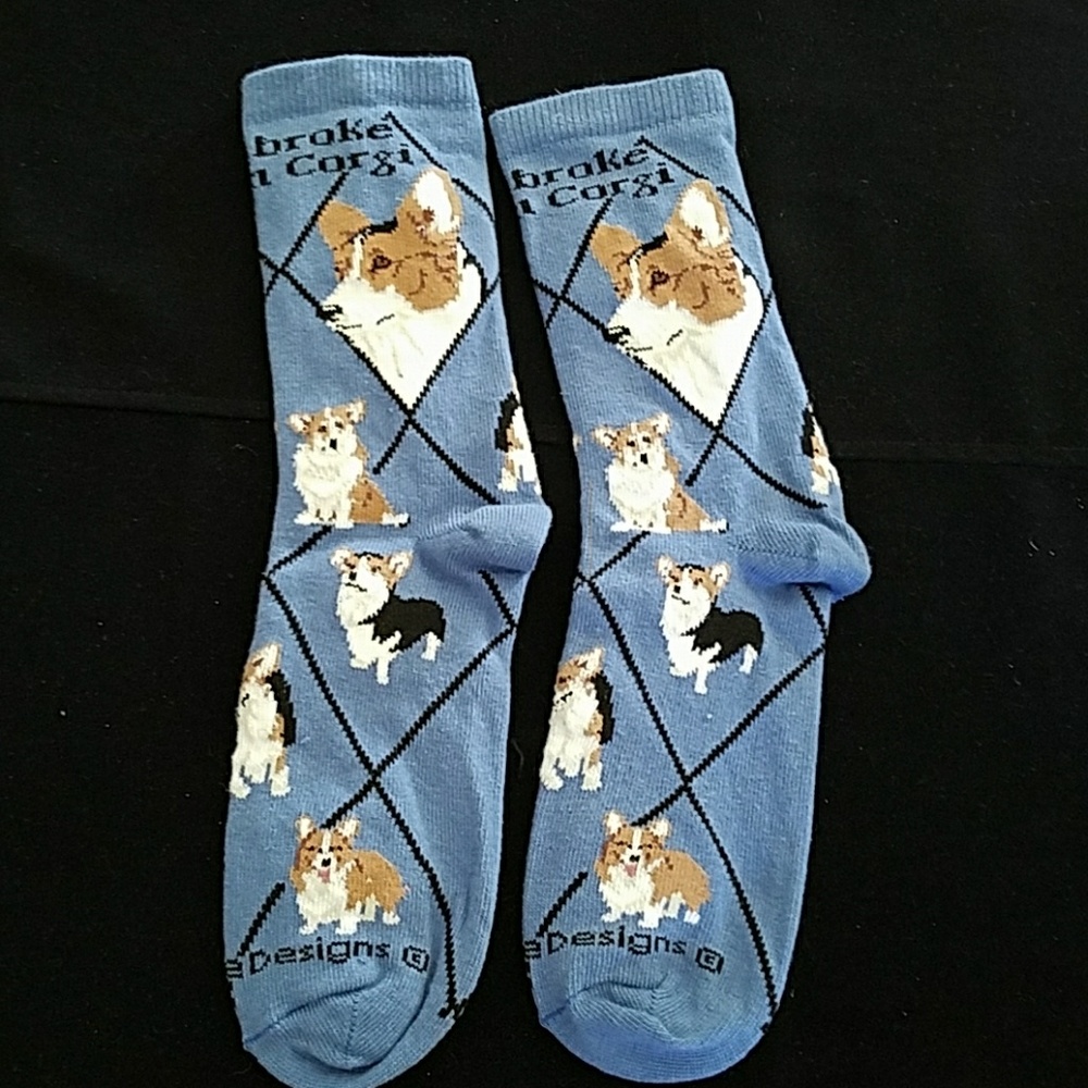 🎉NEW PEMBROKE WELSH CORGI dog socks - Picture 5 of 7
