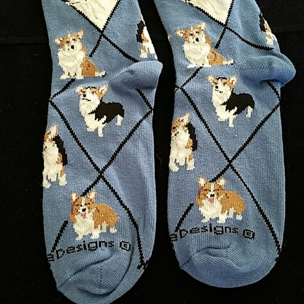 🎉NEW PEMBROKE WELSH CORGI dog socks - Picture 7 of 7