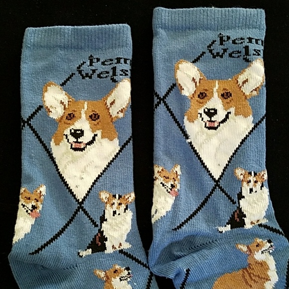 🎉NEW PEMBROKE WELSH CORGI dog socks - Picture 3 of 7