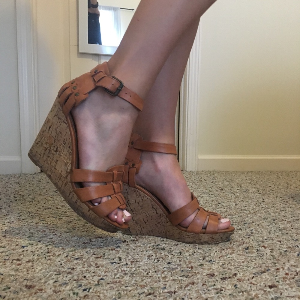 Dolce Vita Cork Wedge Sandals