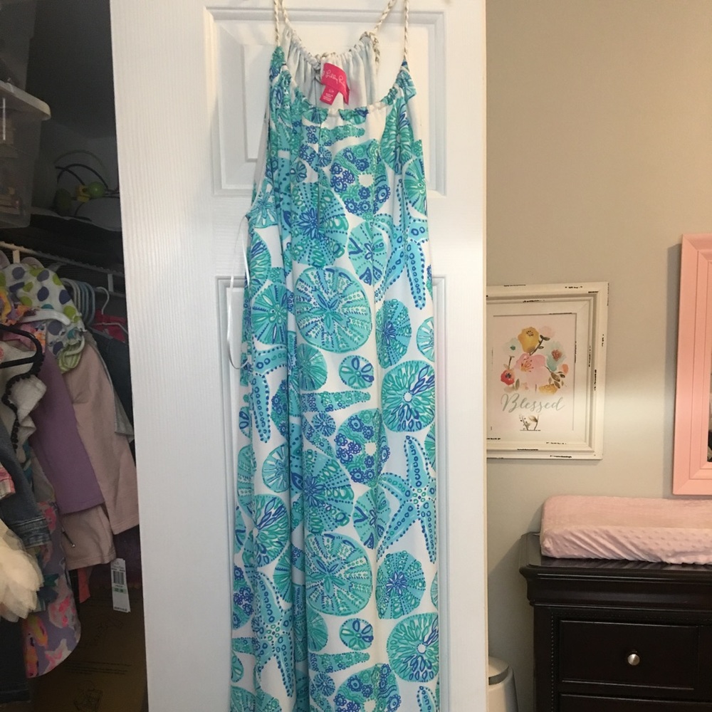 Lilly Pulitzer Maxi dress sea urchin print