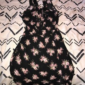 Long floral maxi dress