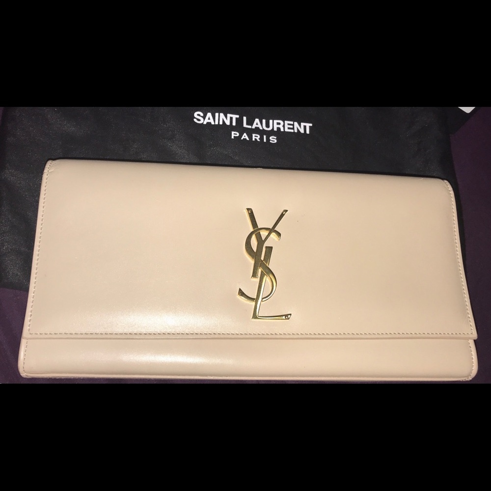 Auténtica Ysl bag cassandre Monet nude-powder