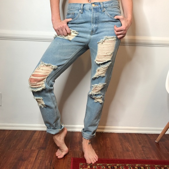 Brandy Melville Denim - Brandy Melville boyfriend jeans