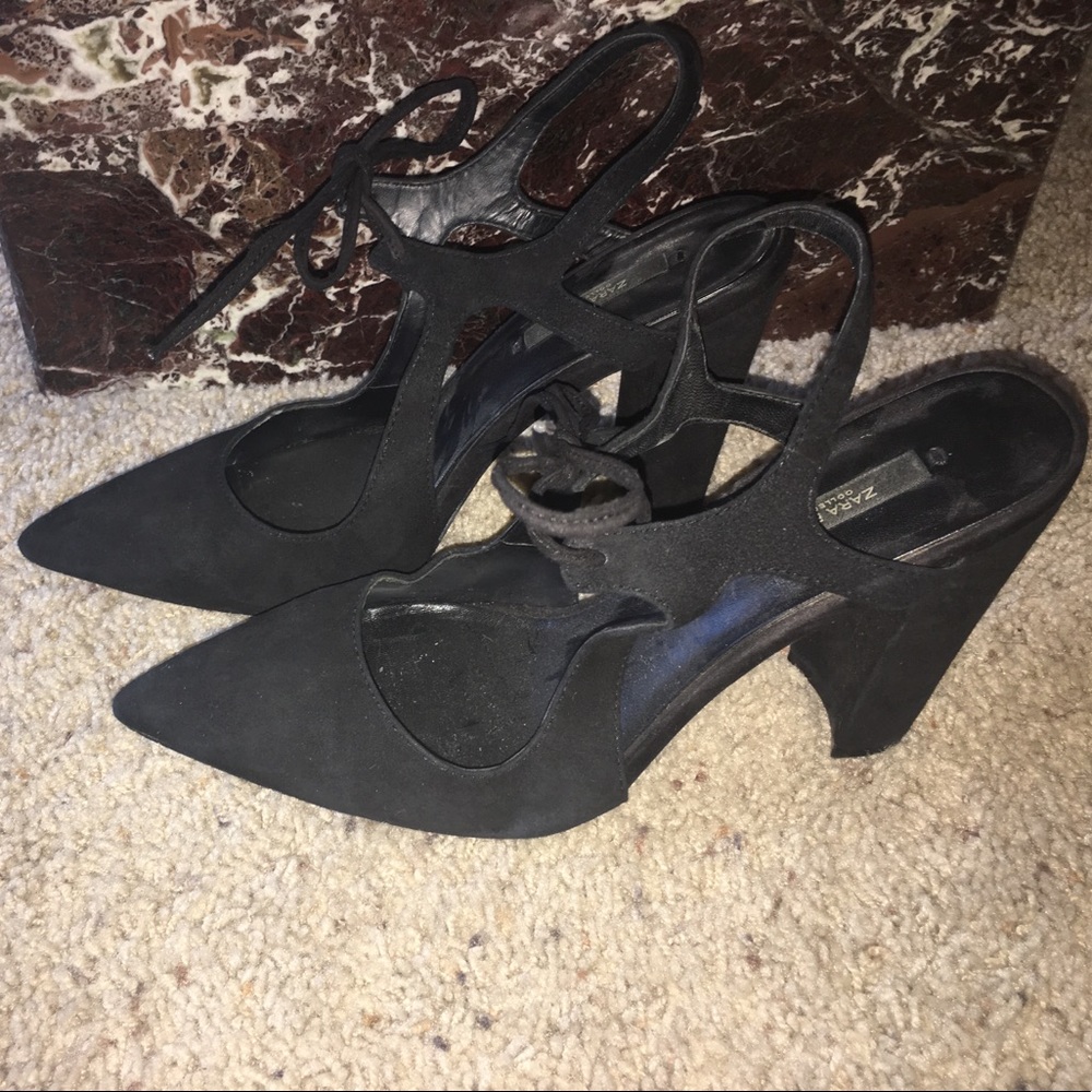 Zara Suede Heel