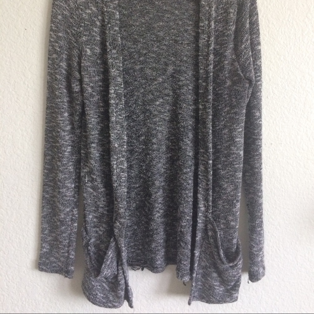 UO sparkle and fade open cardigan