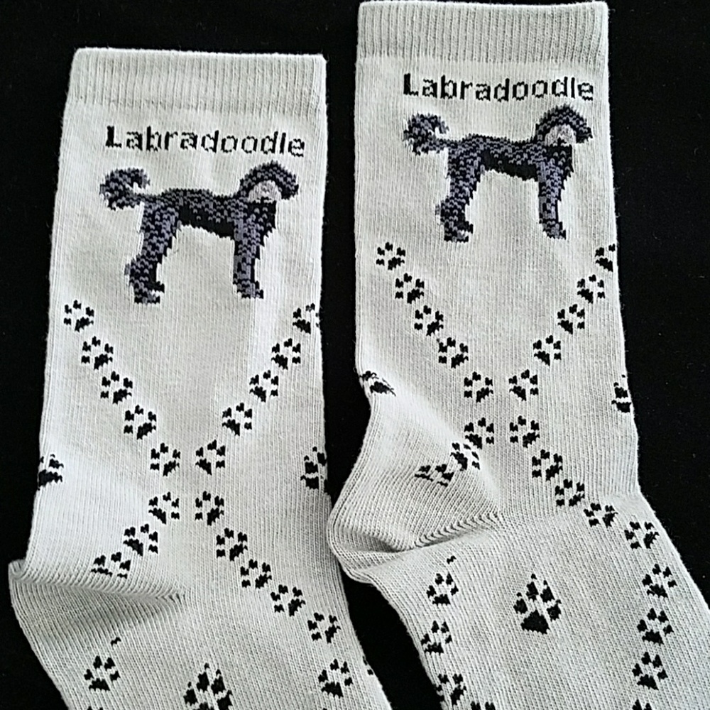 🐶 NEW LABRADOODLE dog socks - Picture 3 of 7