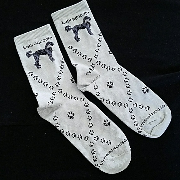 🐶 NEW LABRADOODLE dog socks - Picture 2 of 7