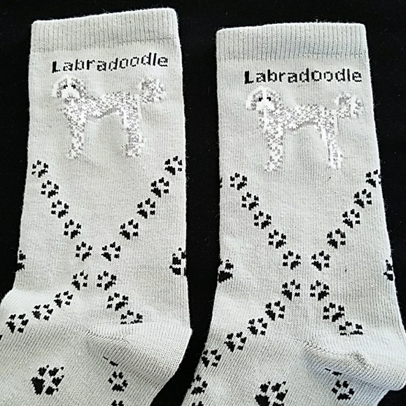 🐶 NEW LABRADOODLE dog socks - Picture 6 of 7