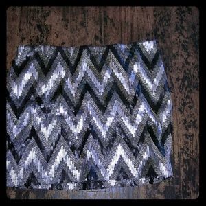 Sequin skirt