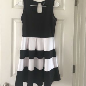 Black and White Dress
