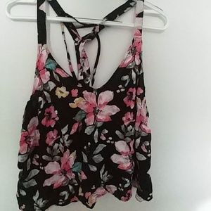 Forever 21 Plus Floral Crop Top