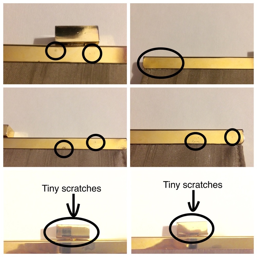 Champagne shimmery *2-in-1* mini evening purse - Picture 8 of 8