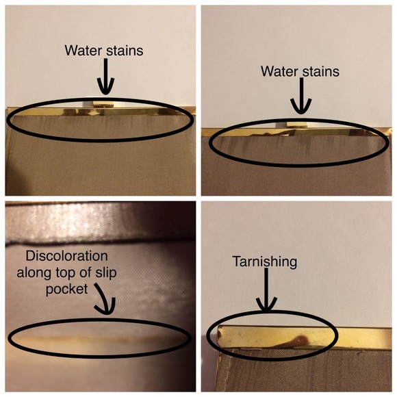 Champagne shimmery *2-in-1* mini evening purse - Picture 7 of 8