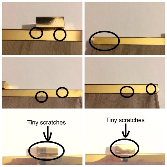 Champagne shimmery *2-in-1* mini evening purse - Picture 8 of 8