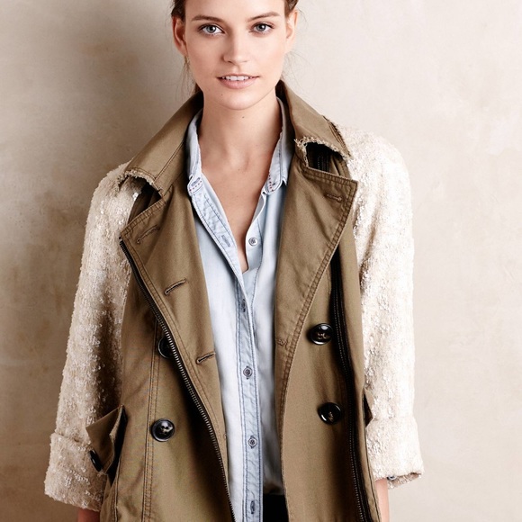 sequin sleeve jacket