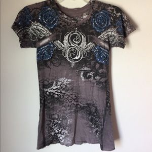 🖤Sinful Rhinestone Tee🖤