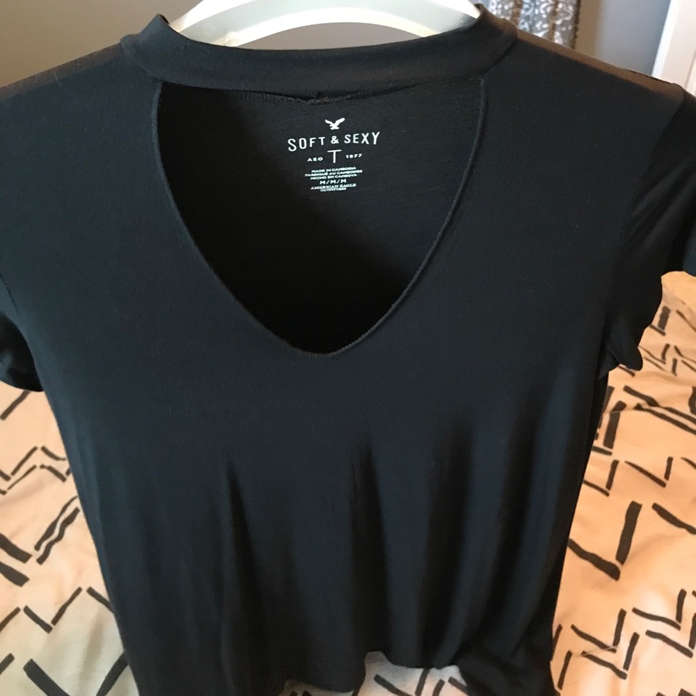 Choker neck shirt(have army green one also)