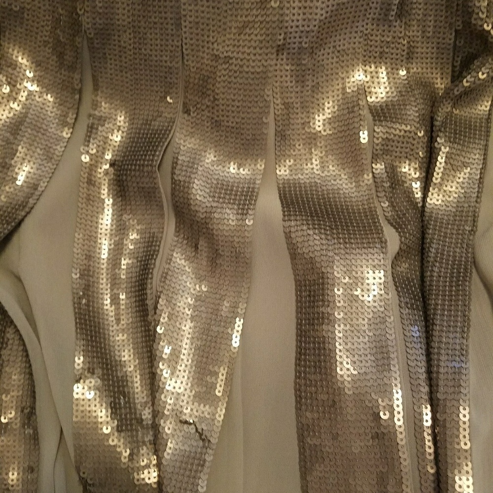 BCBGmaxazria sequin pleated skirt