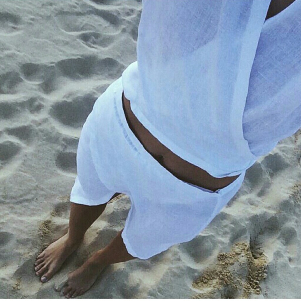 White Wrap Skirt