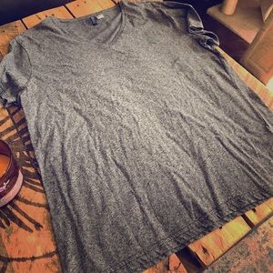 Basic Gray V Neck