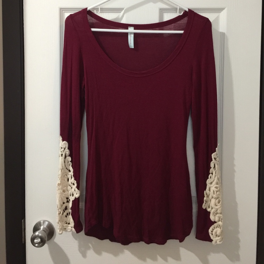 Crochet Sleeve Top