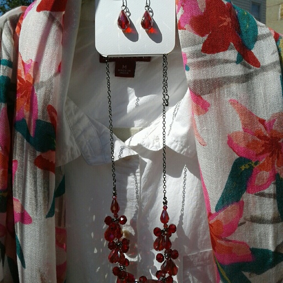 Croft & Barrow necklace/earring set - Picture 1 of 3