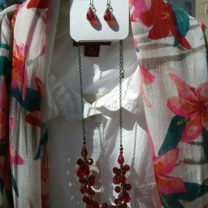 Croft & Barrow necklace/earring set