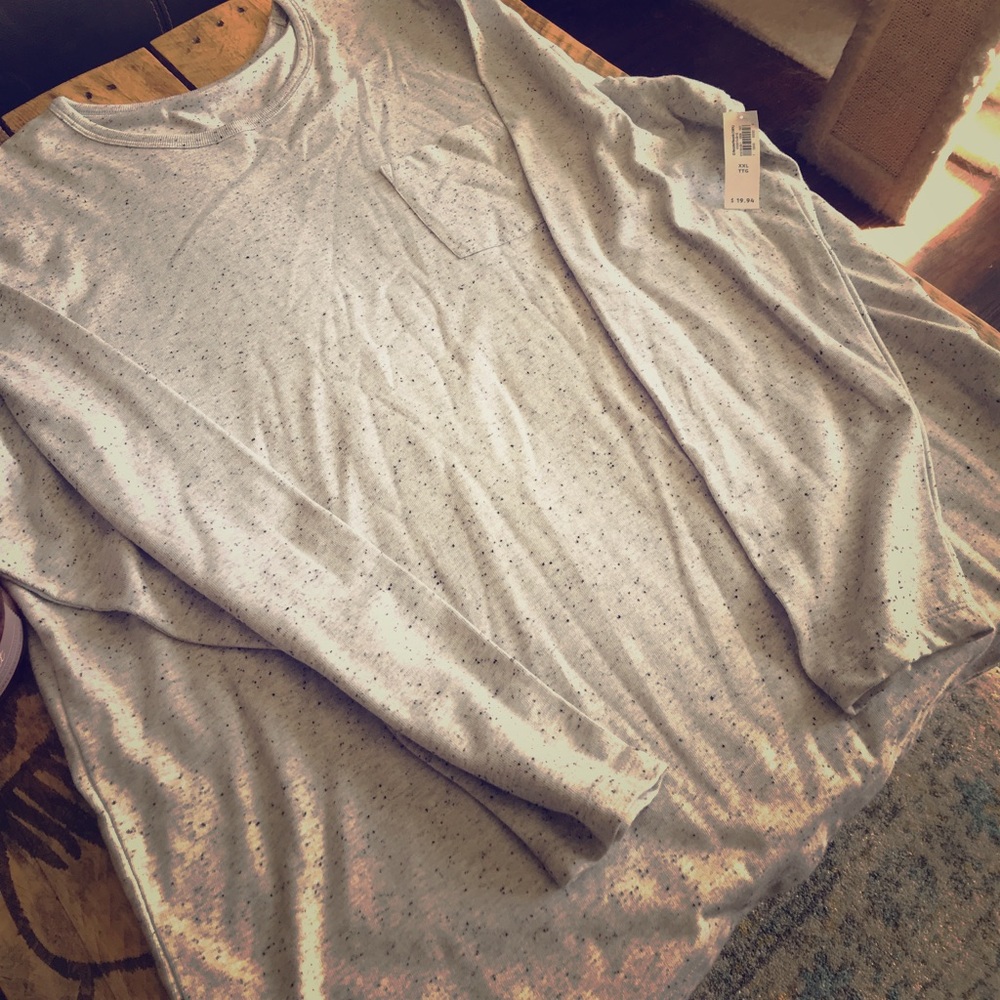 Basic Long Sleeve Shirt with chest pocket