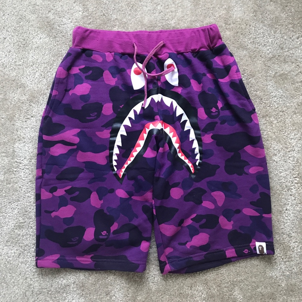 Purple Bape Shorts