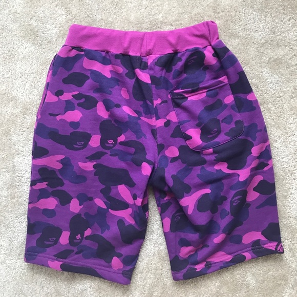 Purple Bape Shorts