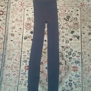 NWOT Fleece lined footed tights