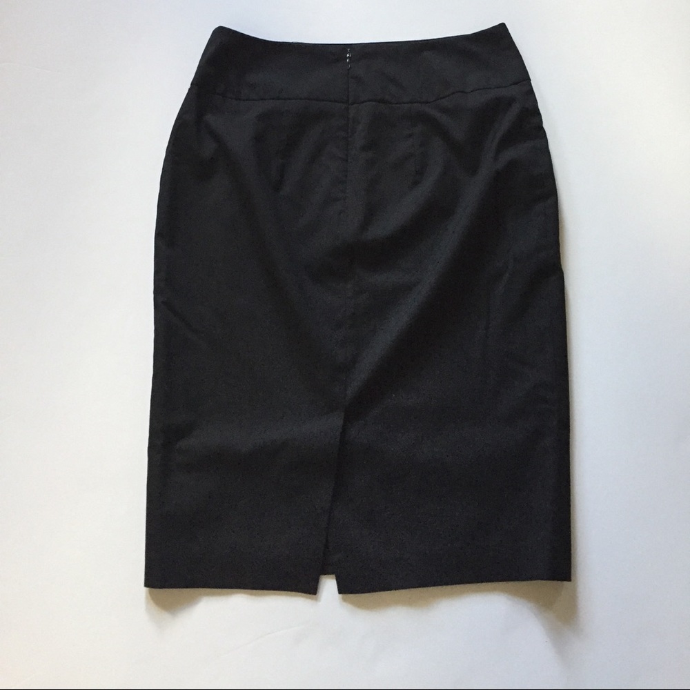 Mossino Black Stretch Pencil Skirt - Picture 3 of 8