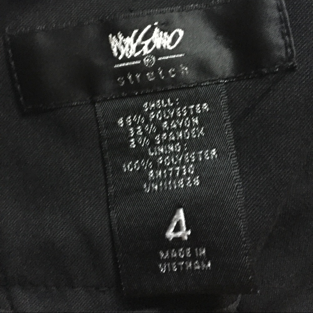 Mossino Black Stretch Pencil Skirt - Picture 7 of 8