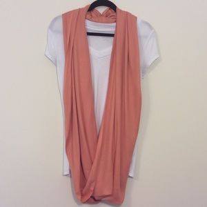 World Market Pink Infinity Scarf