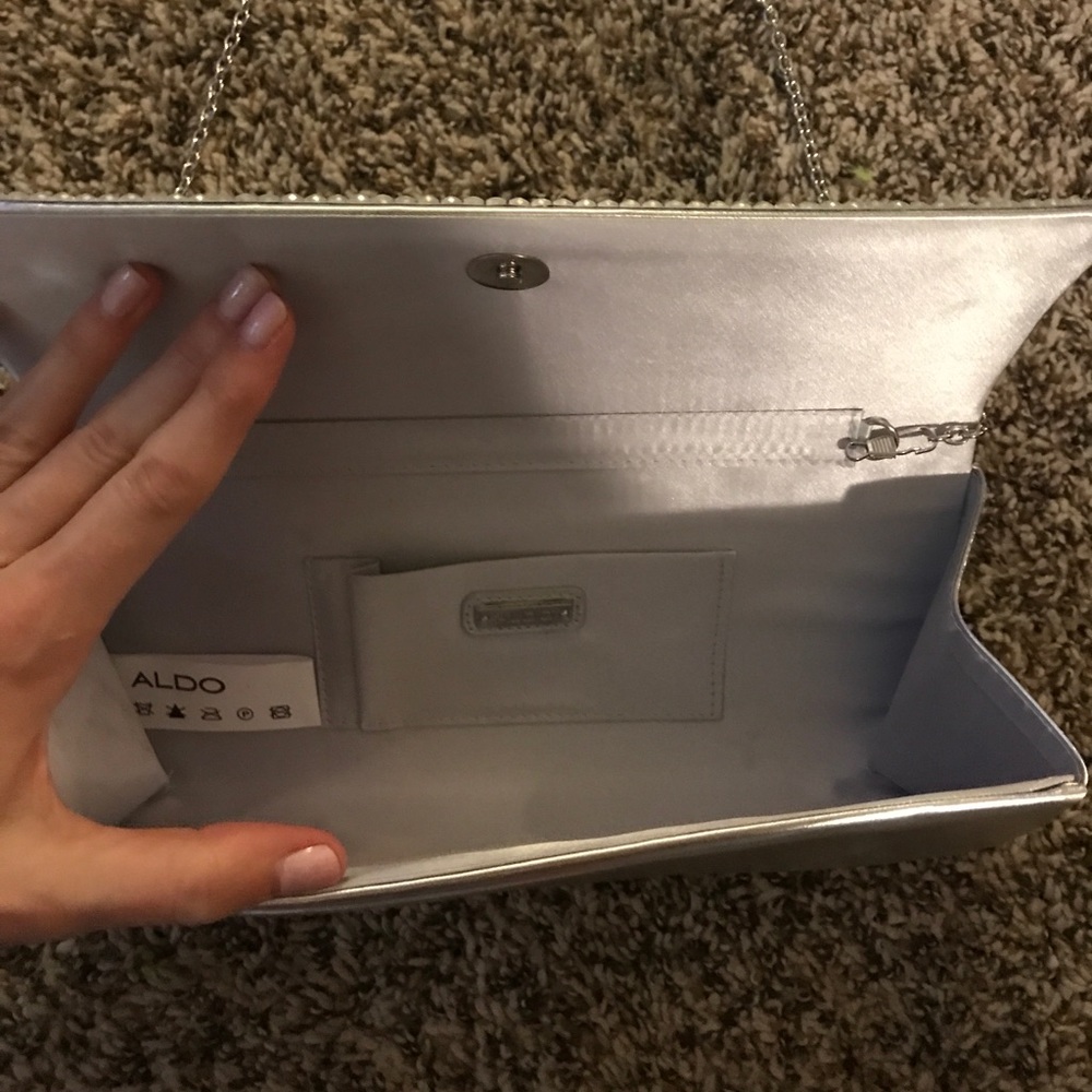 Sparkly silver clutch/bag - Picture 4 of 6