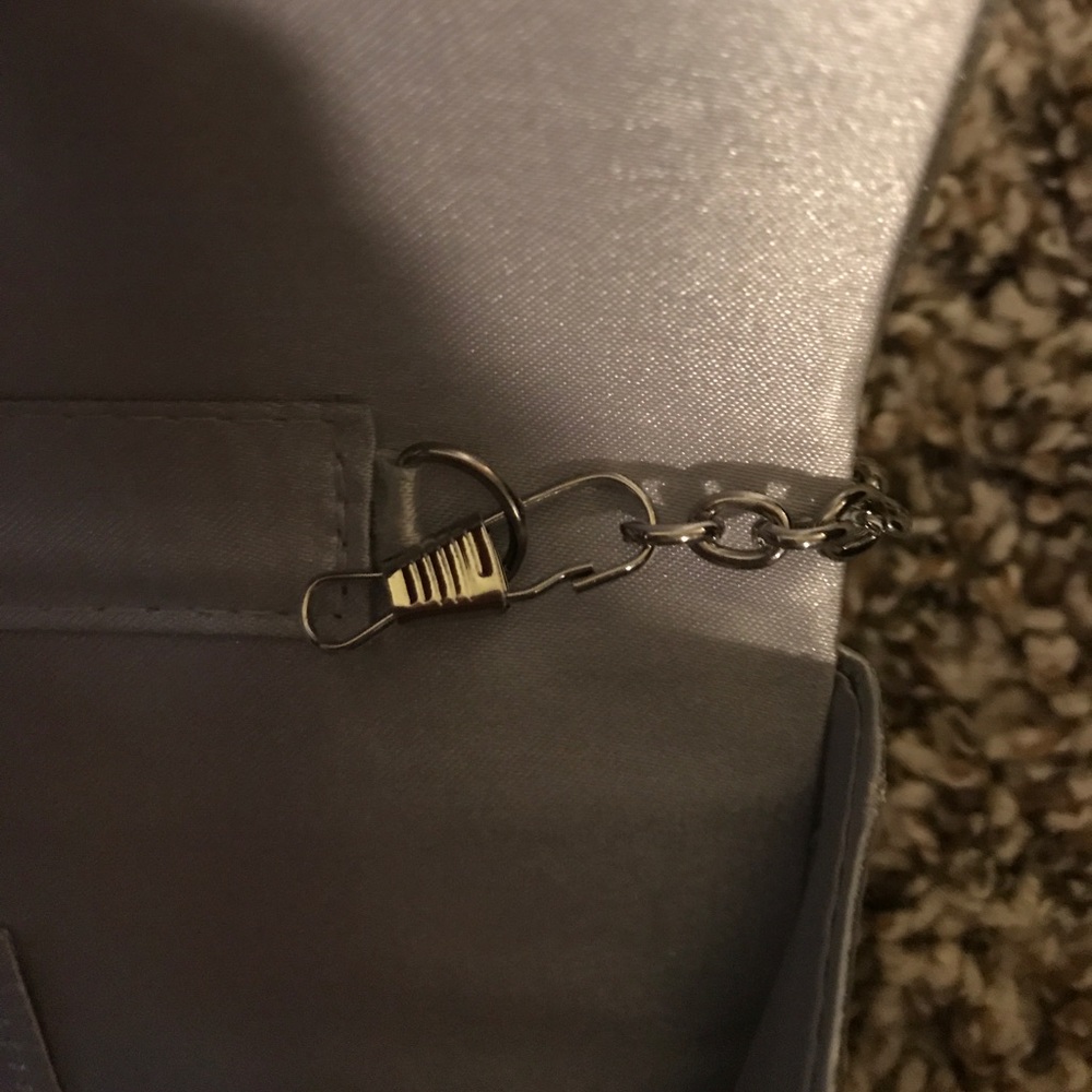 Sparkly silver clutch/bag - Picture 5 of 6