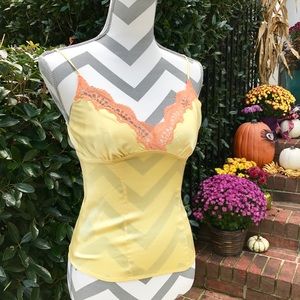 BEBE Satin & Lace Cami