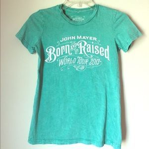 John Mayer "Born & Raised World Tour" Tee