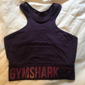 Gymshark Serene Sports Crop Top - Purple