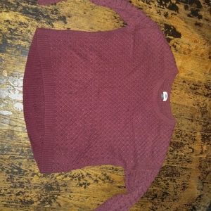 Burgundy sweater